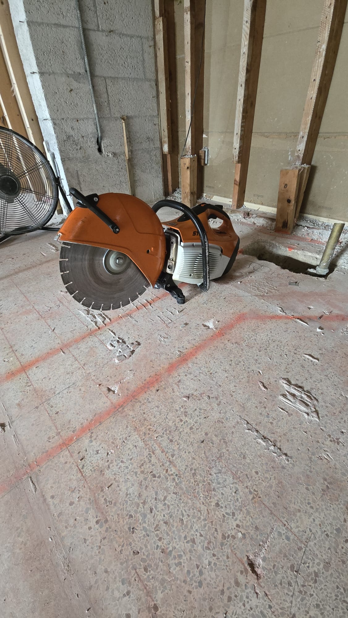 PVC Plumbing Installation and Cement Casting - 10