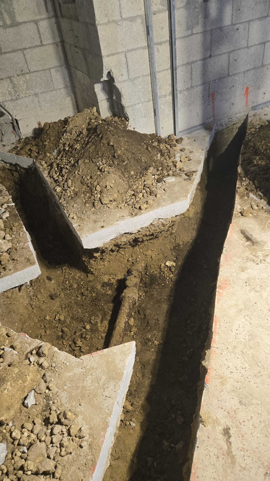 PVC Plumbing Installation and Cement Casting - 6